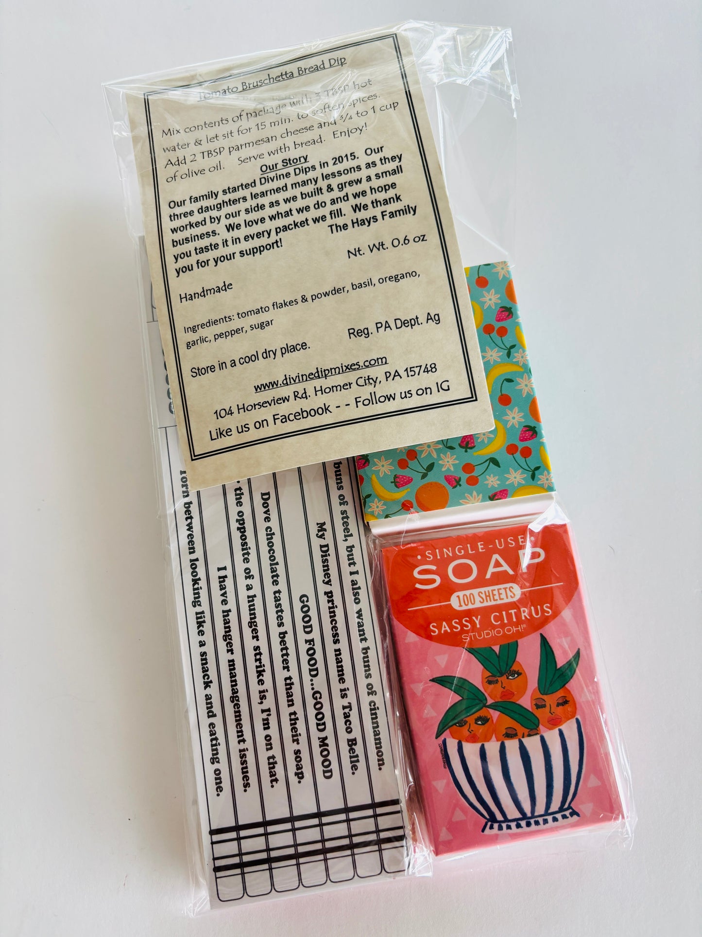 Orange You Cute! Orange Foodie Stocking Stuffer Set