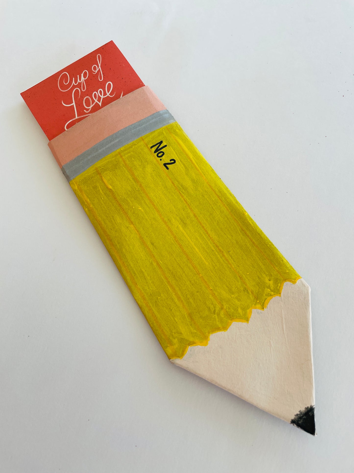 Cup of Love Tea in a Giant Pencil
