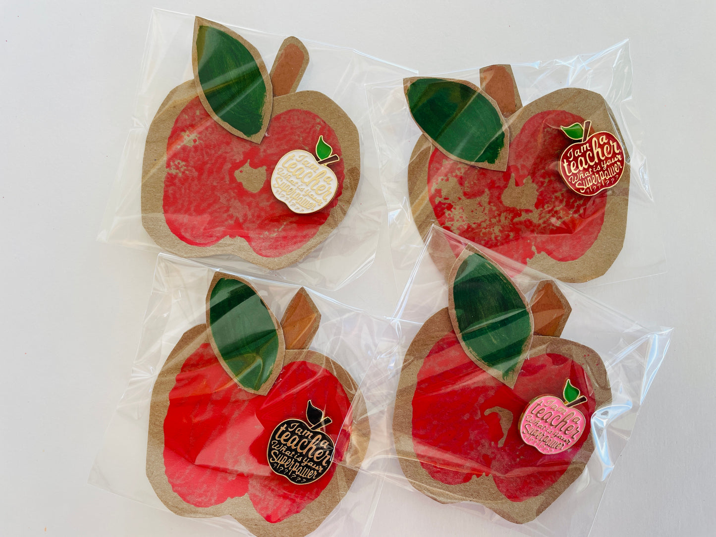 Teacher AKA Super hero- Apple Pin