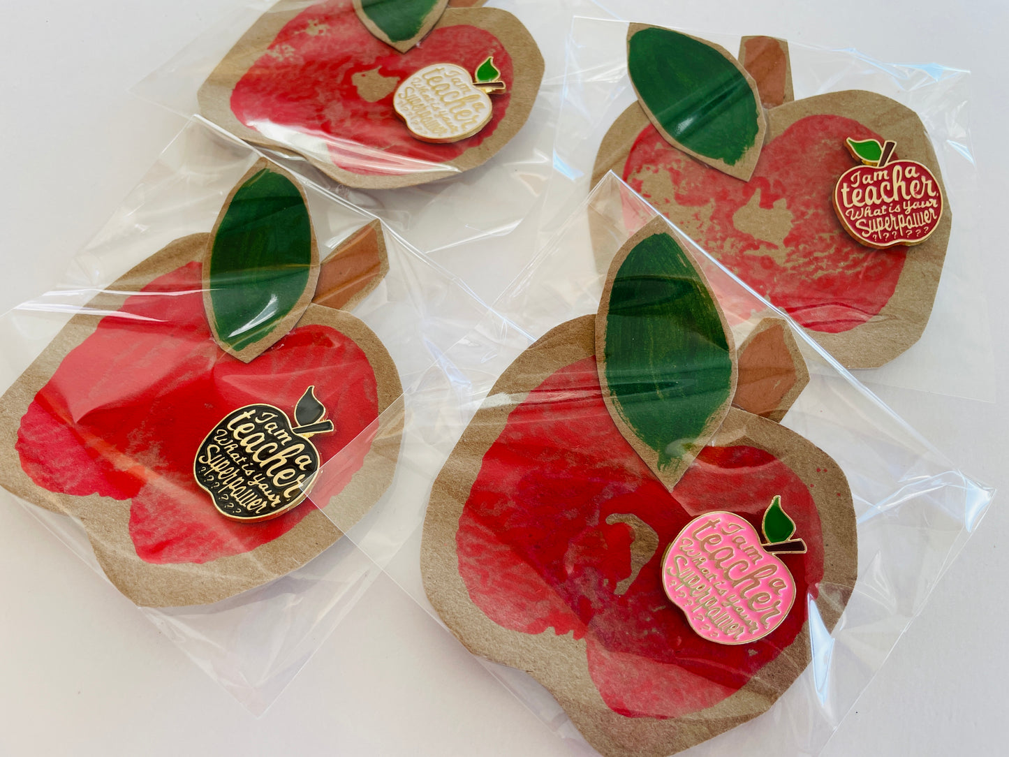 Teacher AKA Super hero- Apple Pin