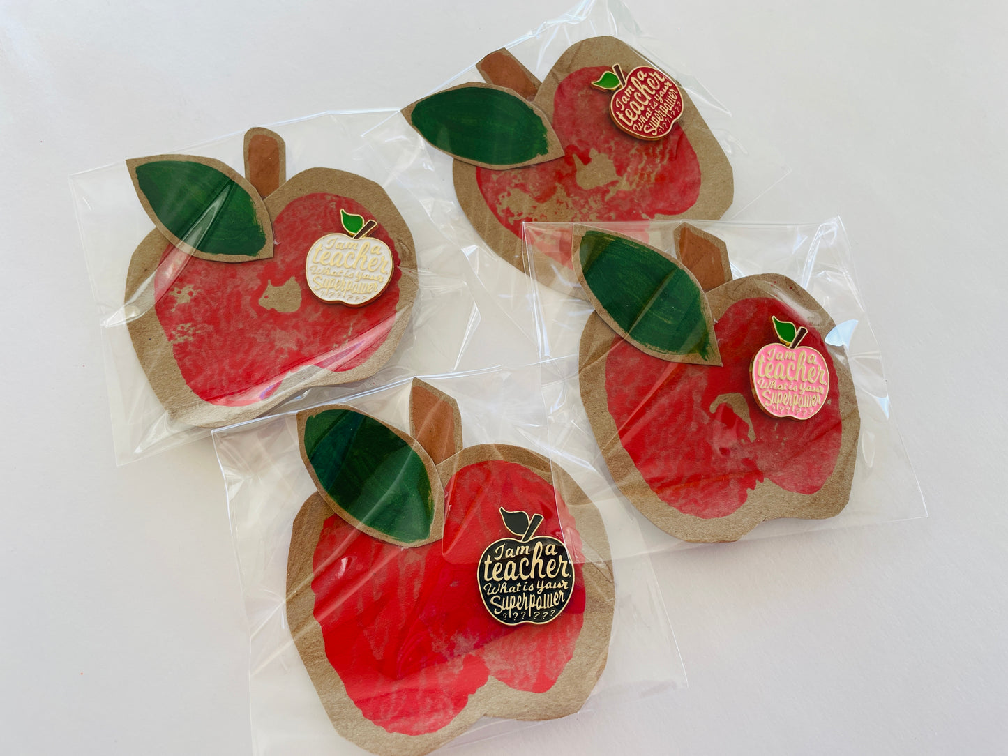 Teacher AKA Super hero- Apple Pin