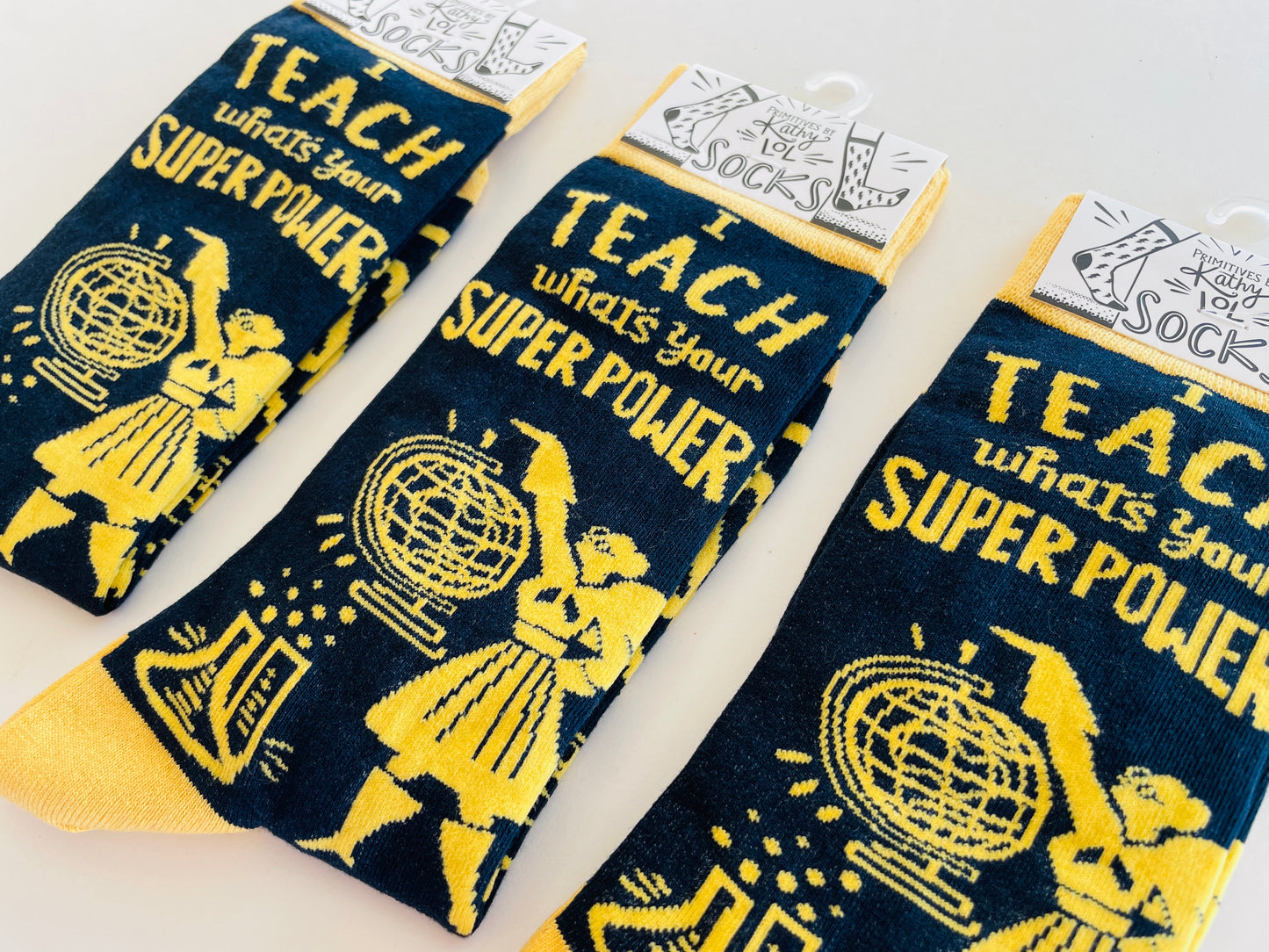 🍎 Super Socks for Super Teachers! 🍎