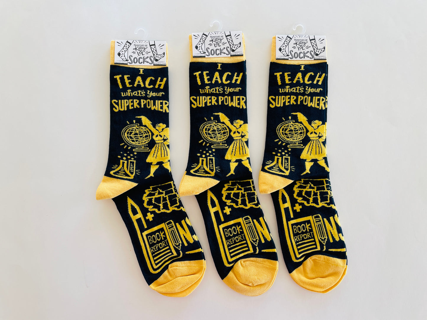 🍎 Super Socks for Super Teachers! 🍎