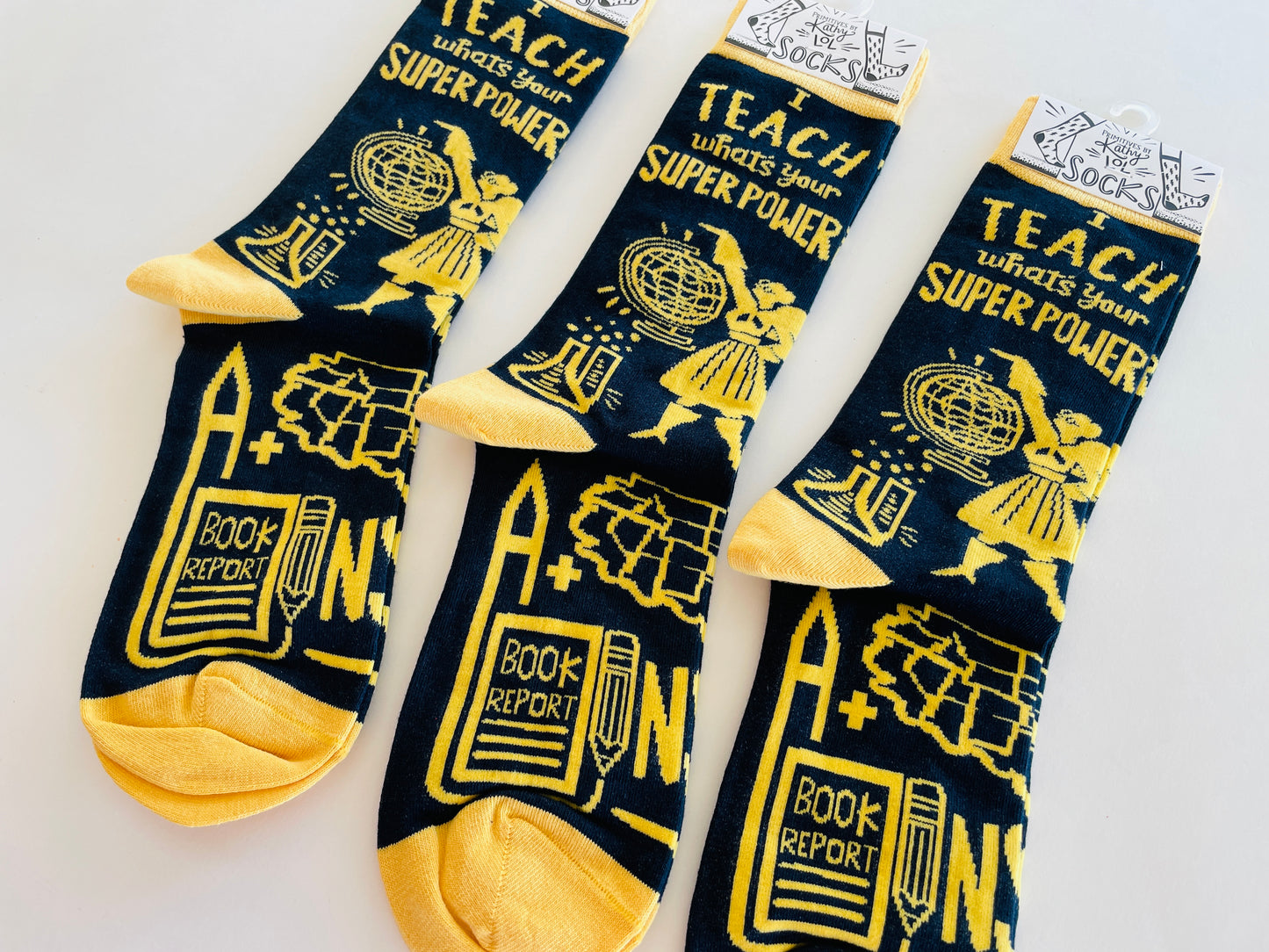 🍎 Super Socks for Super Teachers! 🍎