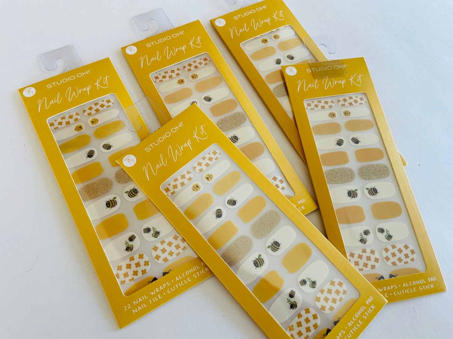 ๐ Bee Nail Wrap Kit from Studio Oh! โ Sweet as Honey, Cute as Can Bee! ๐