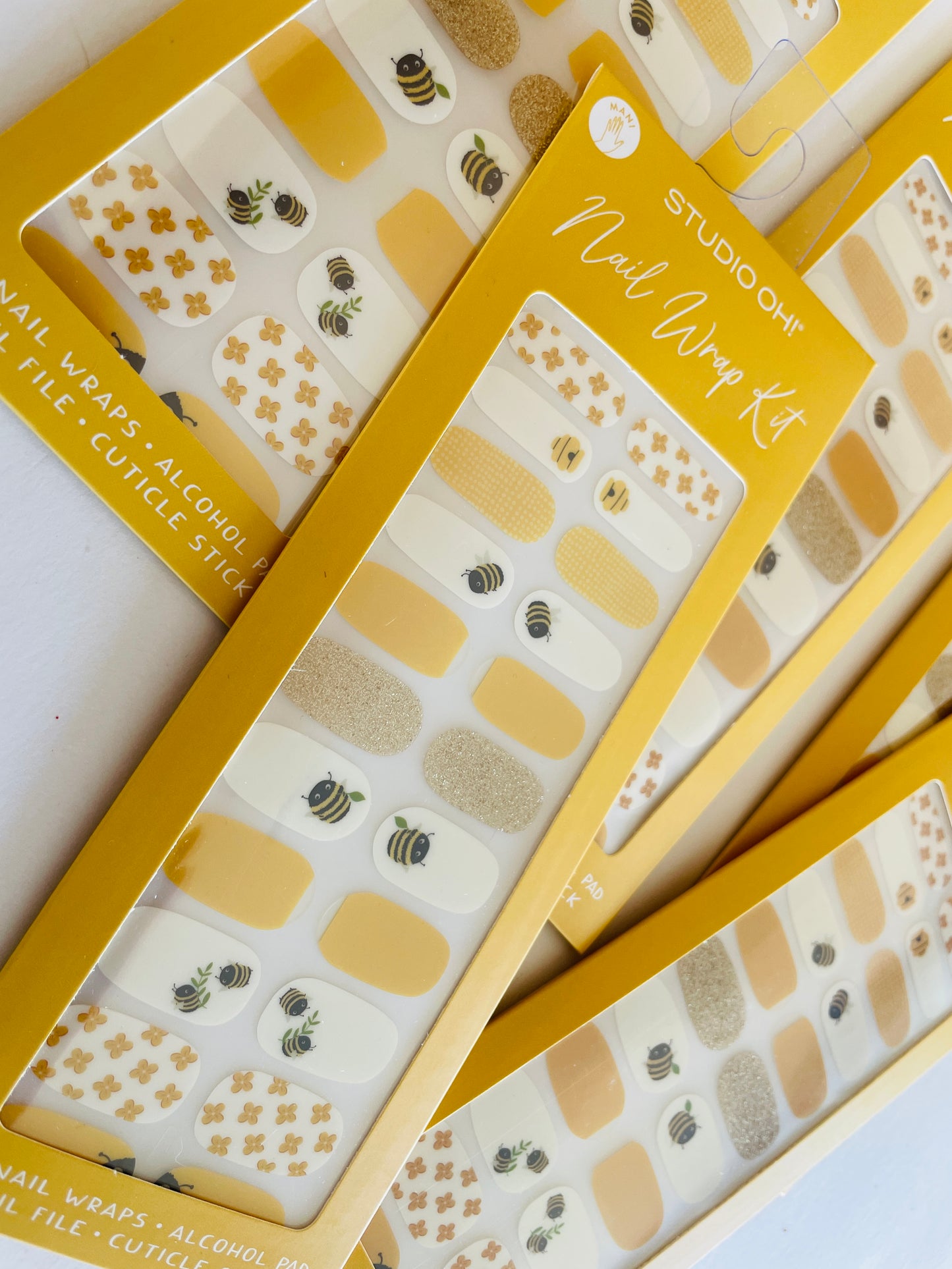 ๐ Bee Nail Wrap Kit from Studio Oh! โ Sweet as Honey, Cute as Can Bee! ๐