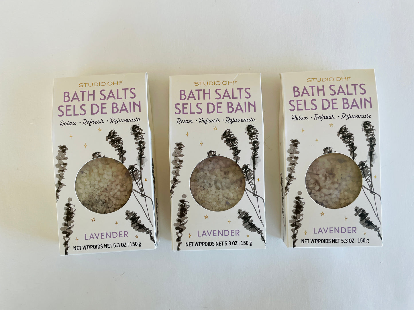 Lavender Bath Salts by Studio Oh! β Pure Relaxation in Every Soak! π