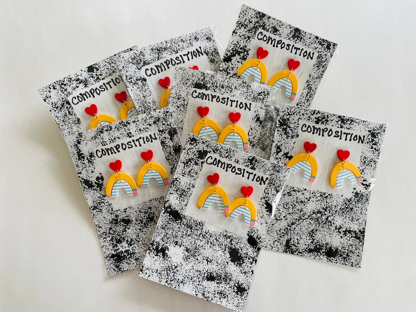 Teacher Love Earrings- Give the gift that is A+