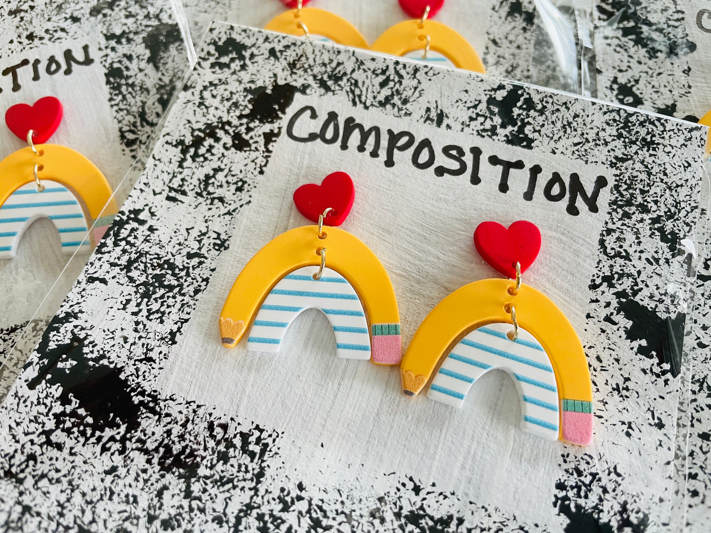 Teacher Love Earrings- Give the gift that is A+