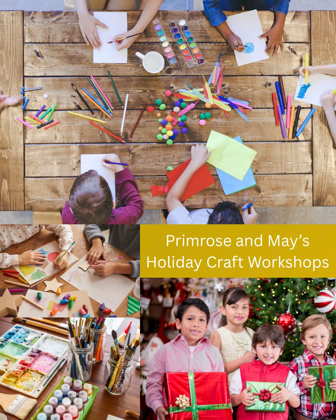12/7/25 at 1:30pm Made with Love: A Holiday Gift Workshop for Kids & Their Grown-Up