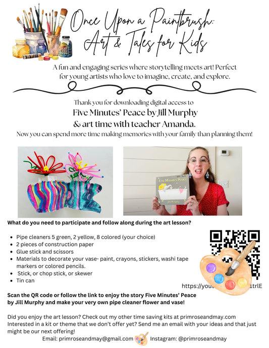Five Minutes' Peace and Flower Art Lesson