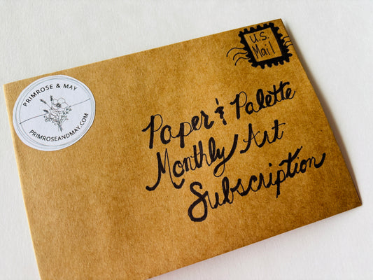 Paper & Palette- A monthly Art Subscription