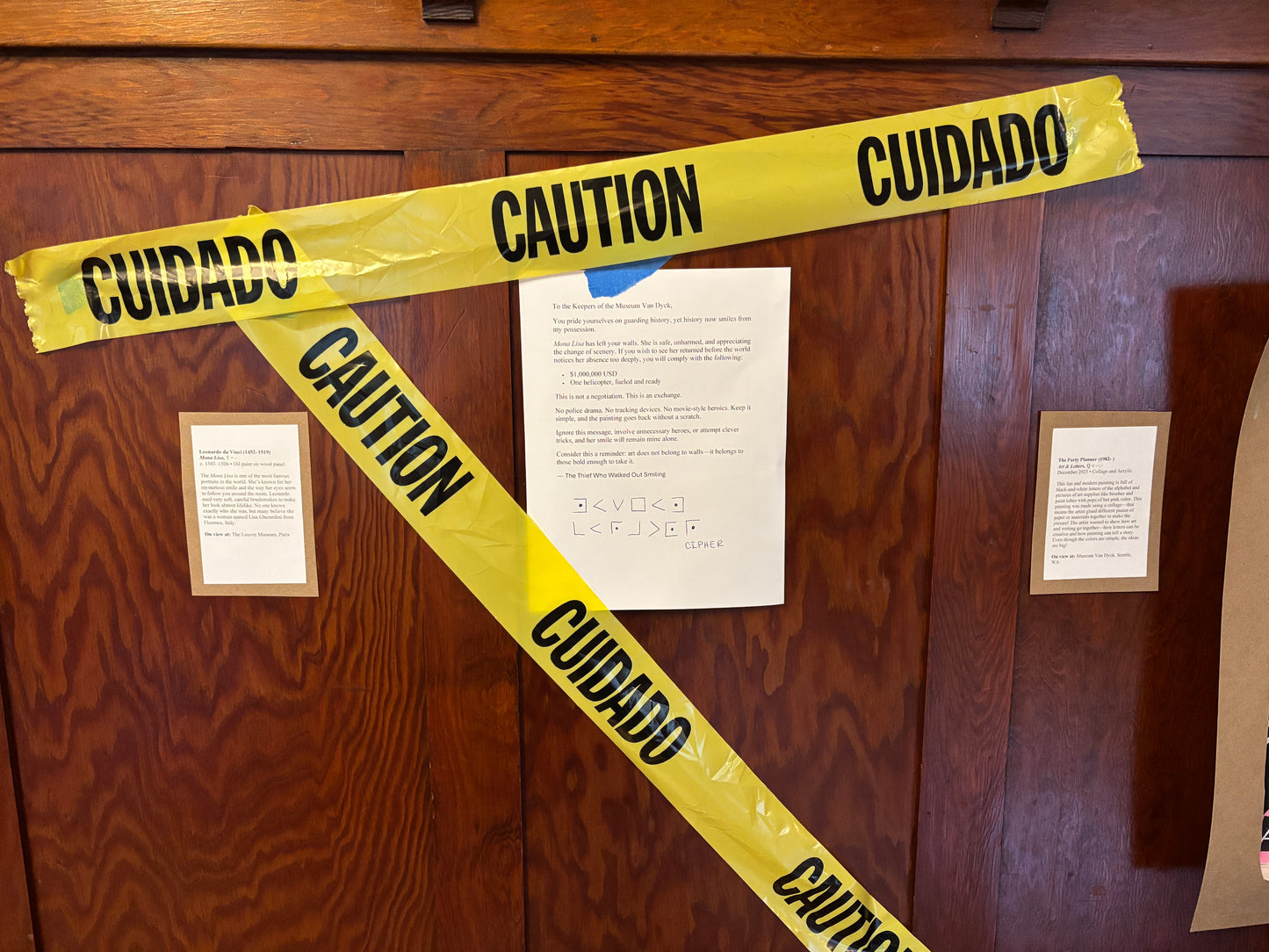 Mona Lisa Mystery: In-Home Escape Room Birthday Party