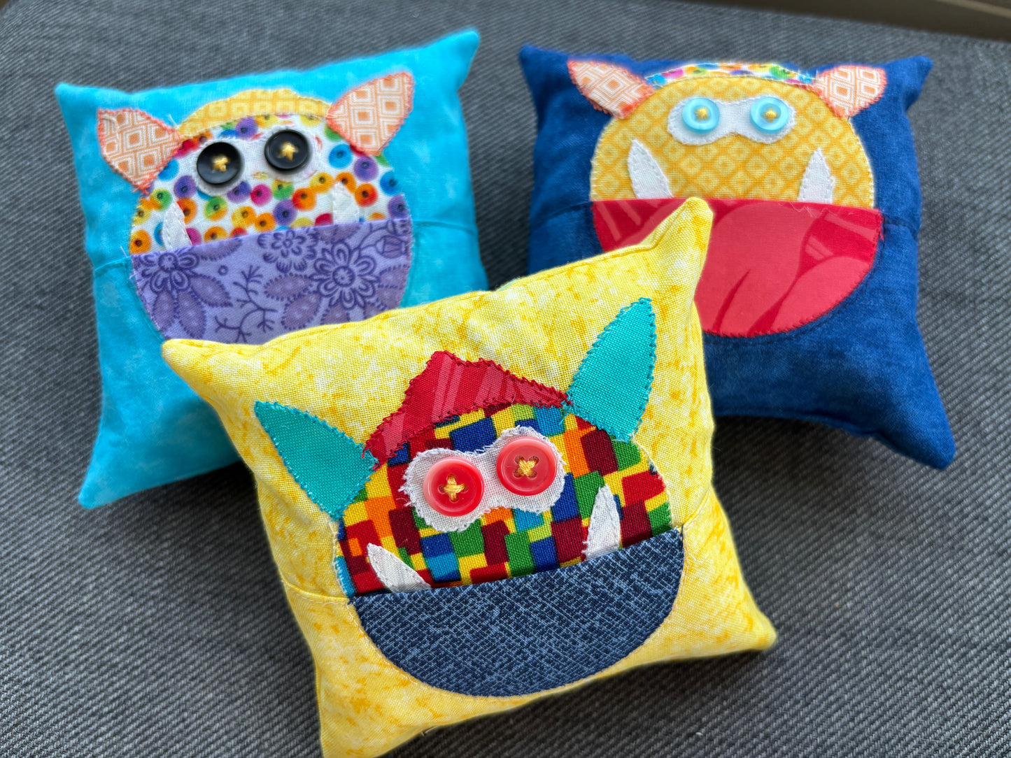 Monster Themed Tooth Fairy Pillows with a $1 coin for the first lost tooth!