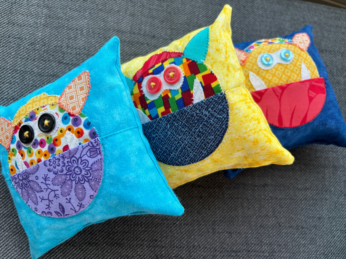 Monster Themed Tooth Fairy Pillows with a $1 coin for the first lost tooth!