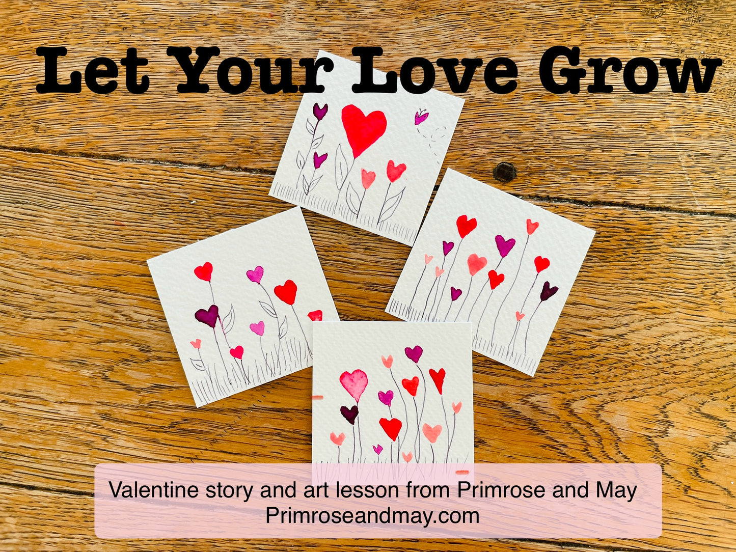 Small (6) DIY Valentine Kit- "Let Your Love Grow"