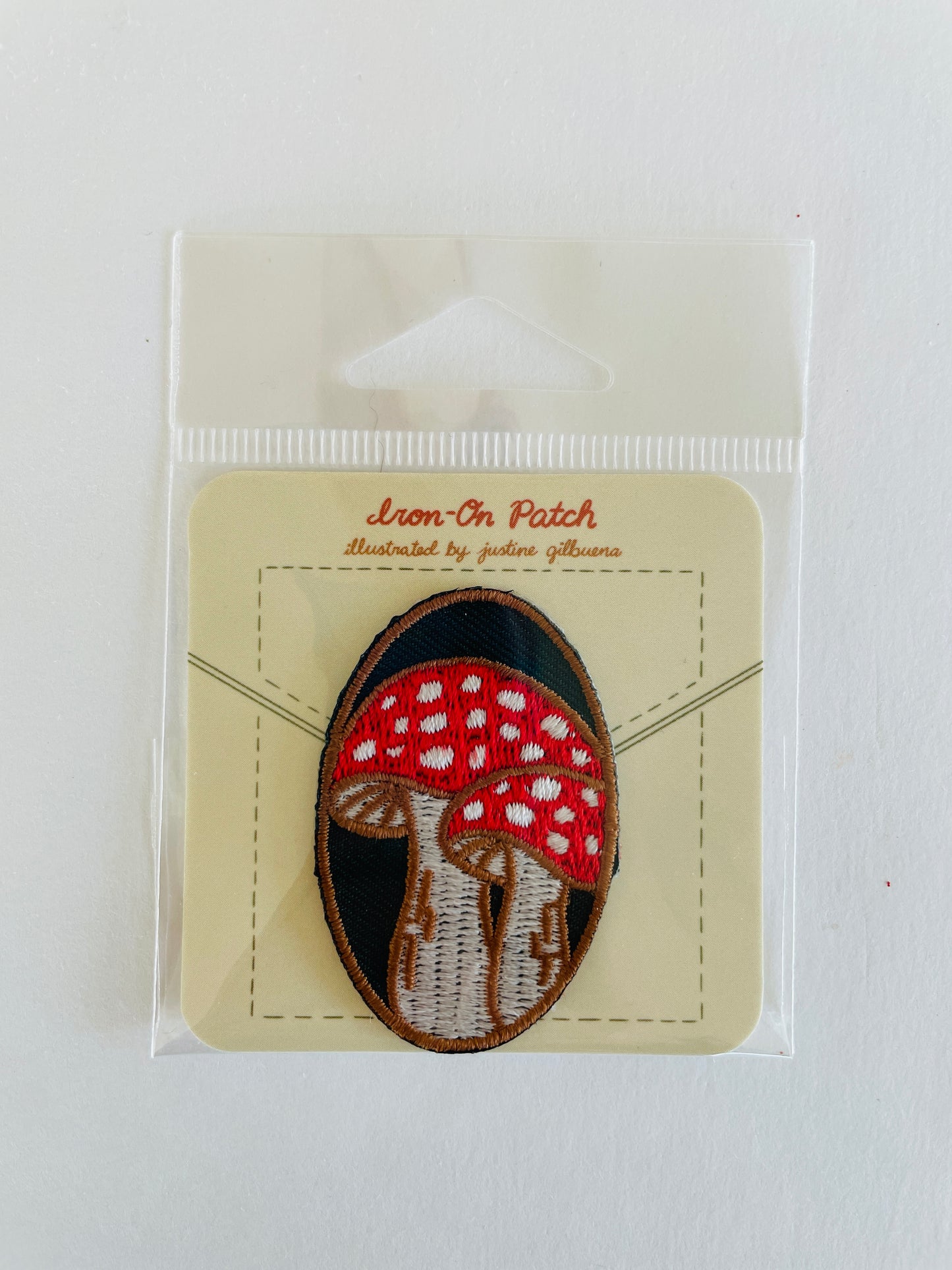 🍄 Embroidered Mushroom Patch- Designed by Justine Gilbuena🍄