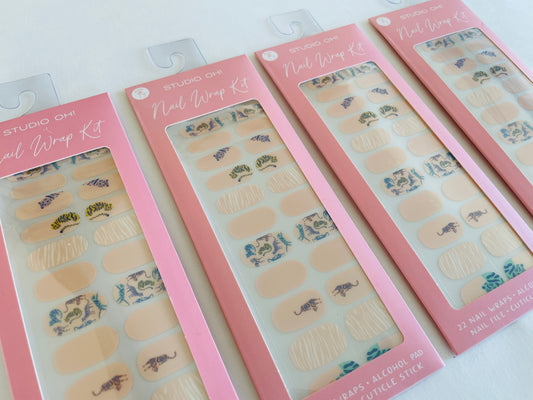 🐅 Tiger-Themed Nail Stickers!- Unleash Your Wild Side with Studio Oh!  🐅