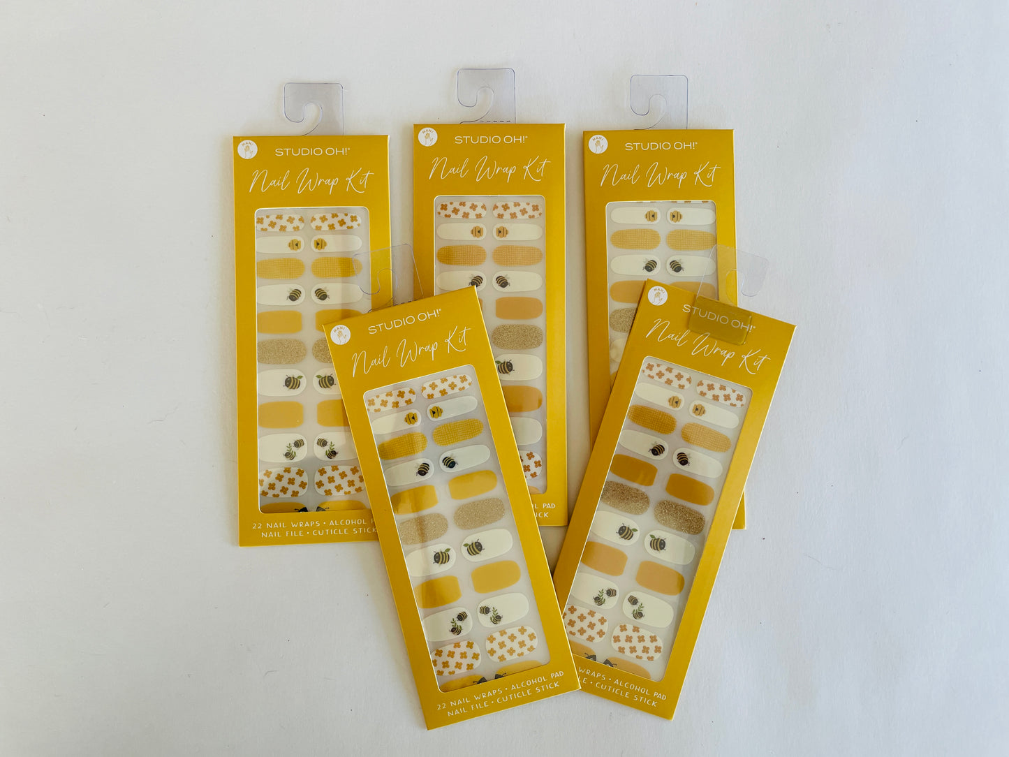🐝 Bee Nail Wrap Kit  from  Studio Oh! – Sweet as Honey, Cute as Can Bee! 💛