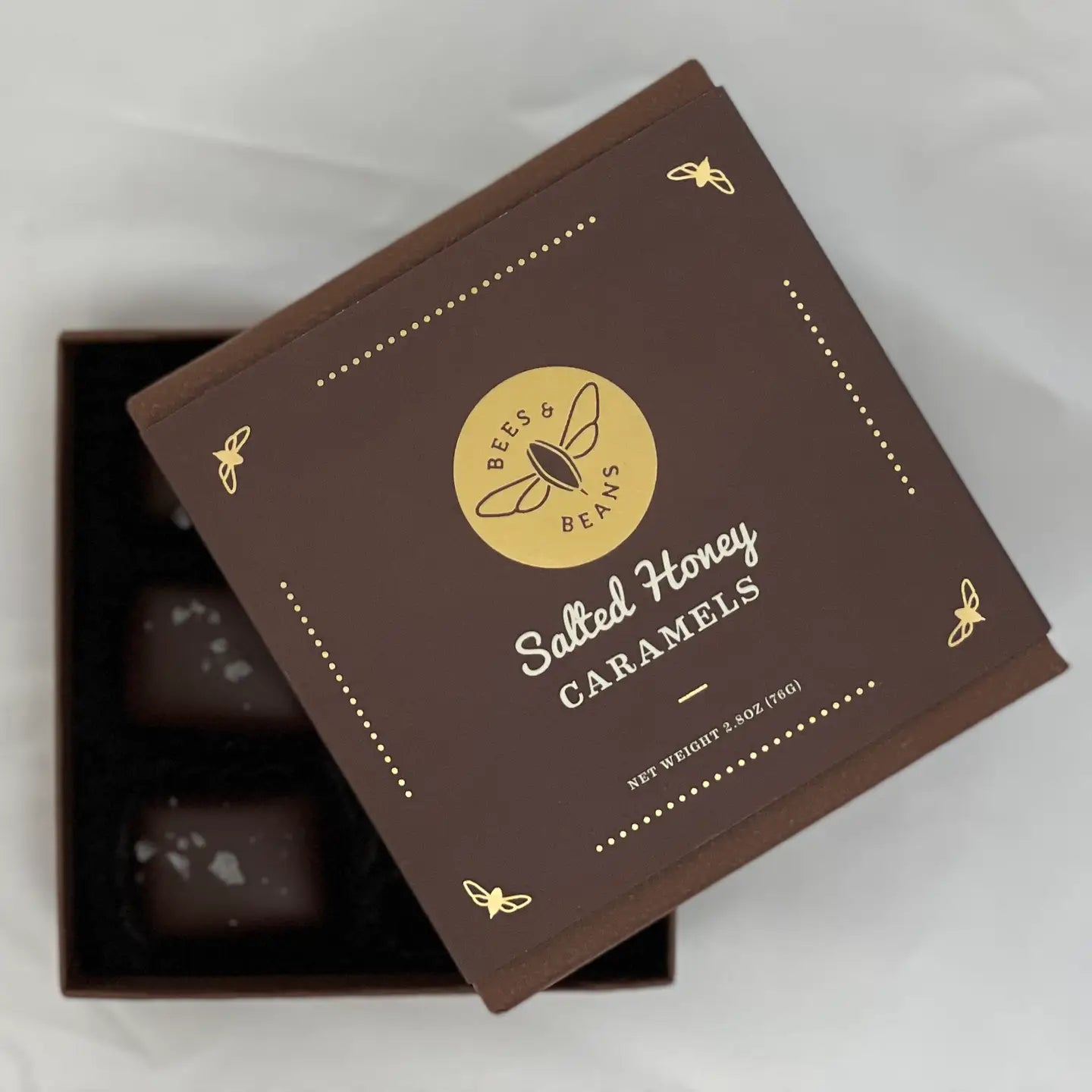 Salted Honey Carmels from Bees and Beans